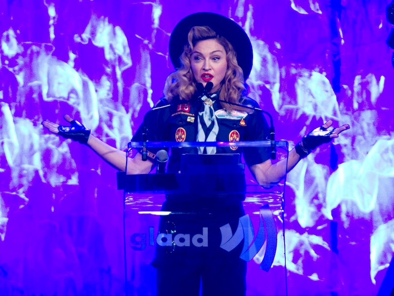 Amerikaanse zangeres Madonna.