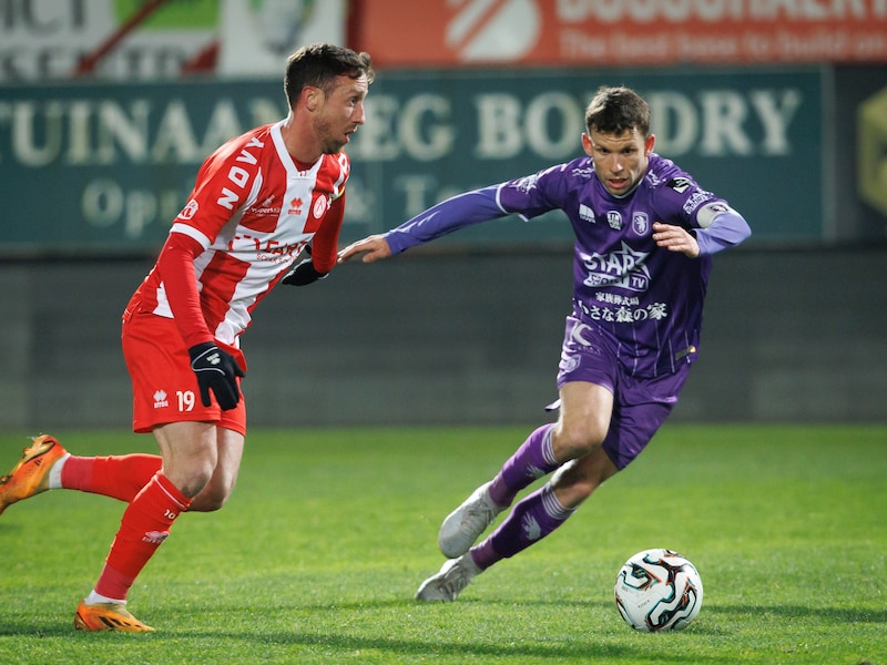 “Mogen nog niet denken dat het binnen is”: weinig euforie bij KV Kortrijk ondanks late en belangrijke zege tegen rechtstreekse concurrent Beerschot