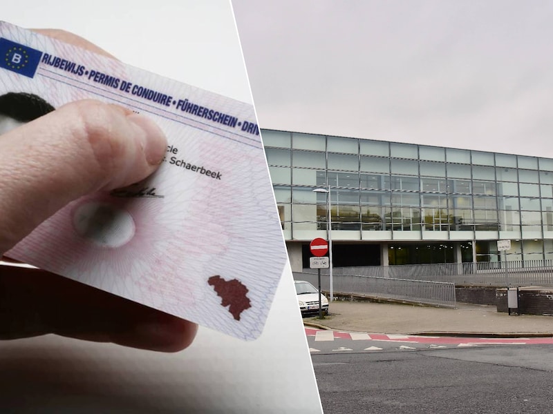De vrouw probeerde op slinkse wijze aan een rijbewijs te geraken. / De politierechtbank in Kortrijk.