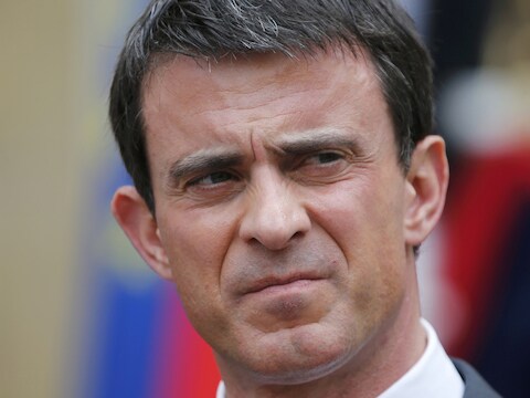 De Franse premier Manuel Valls.