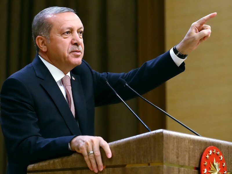 Volgens Erdogan zijn alle bedrijven, scholen en liefdadigheidsinstellingen die banden hebben met de Turkse geestelijke Fethullah Gülen "terreurnesten".