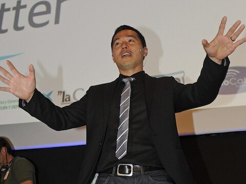 De Britse algemeen directeur Tony Wang van Twitter.