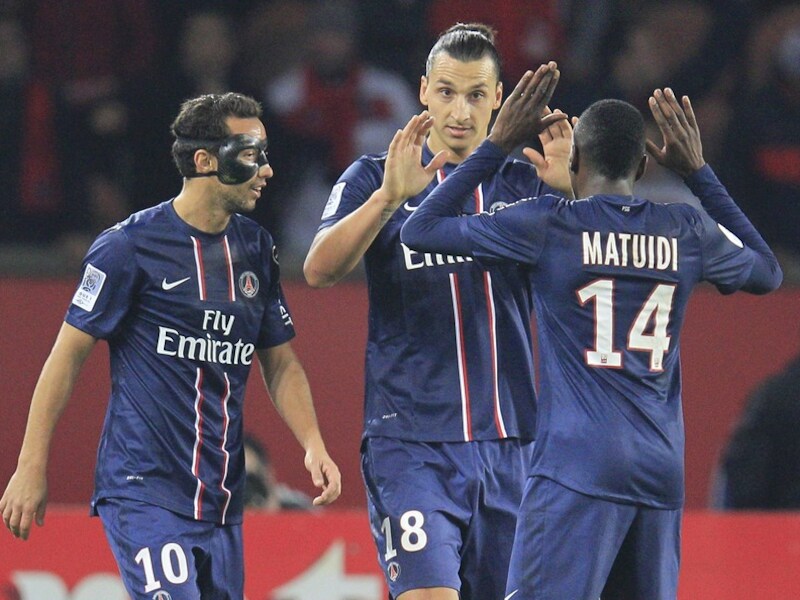 Ibrahimovic was andermaal in grote doen bij PSG.