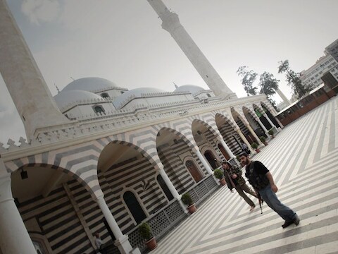 Archiefbeeld van het mausoleum van Khalid ibn Walid.