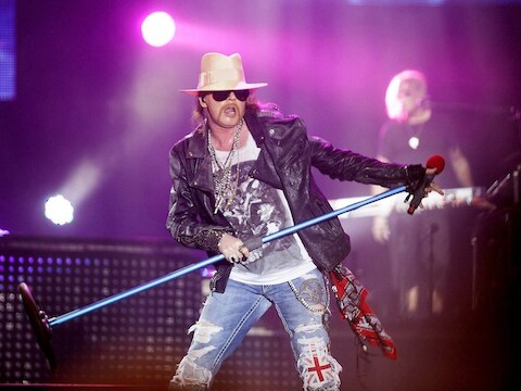 Binnenkort te zien tussen de pokertafels en éénarmige bandieten: Guns N' Roses.