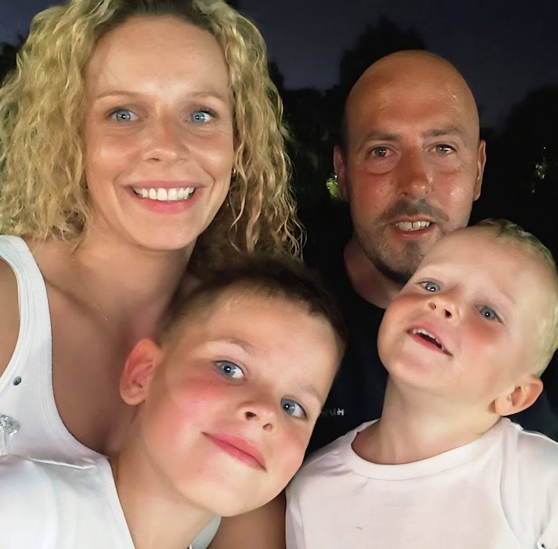 Dries Soete vormde een gelukkig gezinnetje met echtgenote Dina en zoontjes Jerome en Remi.