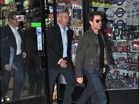 Tom Cruise in Londen.