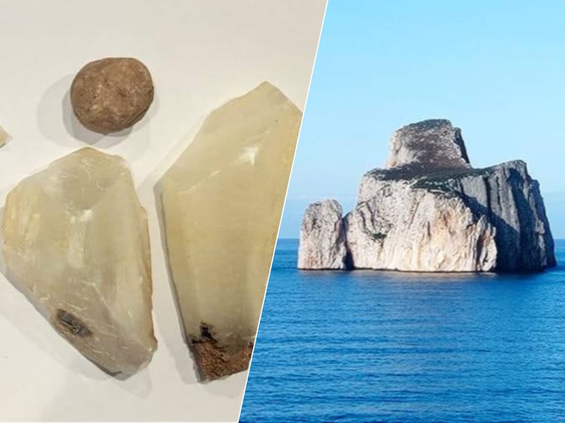 Nederlander maakt excursie bij beroemde rots voor kust van Sardinië en steelt kostbare stenen