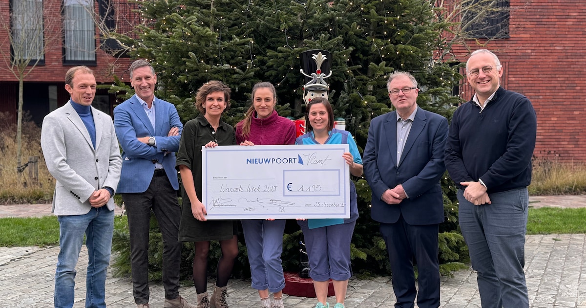 Nieuwpoort vlamt voor De Warmste Week: “1.193 euro voor het goede doel”