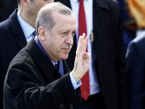 Turks president Erdogan schuwde vandaag in Ankara de grote woorden niet - het zoveelste verwijt naar Europa.