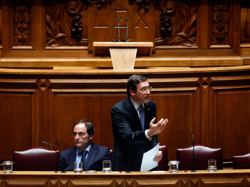 De Portugese premier Pedro Passos Coelho.