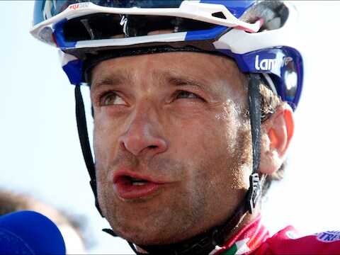 Michele Scarponi is na de uitspraak van het TAS de winnaar van de Giro 2011.