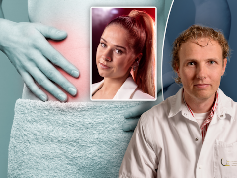 Dr. Martijn Schoneveld geeft uitleg over appendicitis, waar Laura Tesoro afgelopen nacht mee werd opgenomen in het ziekenhuis
