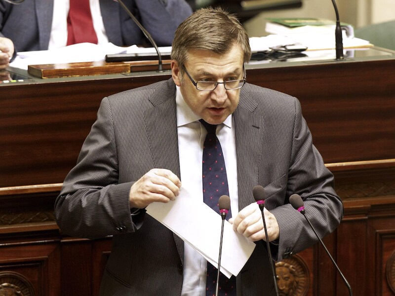 Minister van Financiën Steven Vanackere