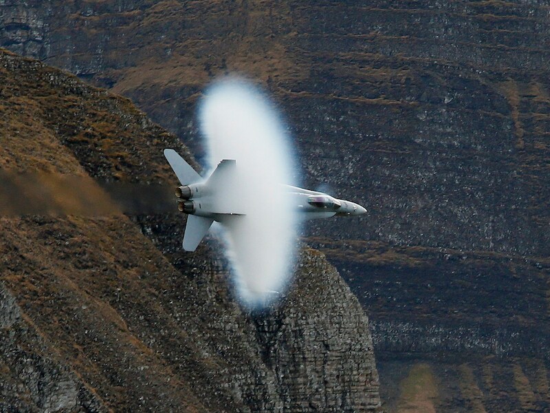 Een F18. Foto ter illustratie.