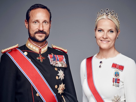 Koning Haakon en koningin Mette-Marit