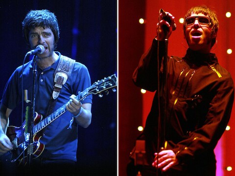 Noel (links) en Liam Gallagher.