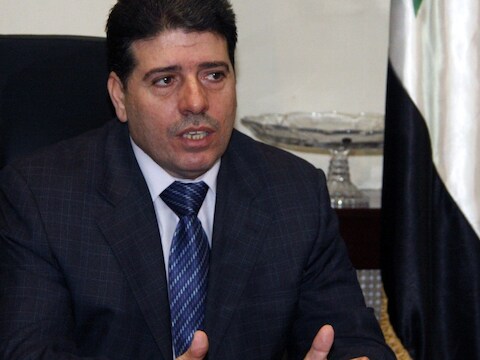 De nieuwe Syrische premier al-Halqi.