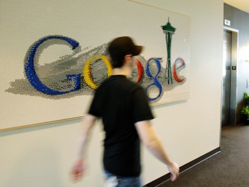 Op de Google-campus in Kirkland, Washington.