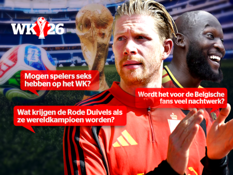 Ook Kevin De Bruyne en Romelu Lukaku staan zichtbaar te popelen. 