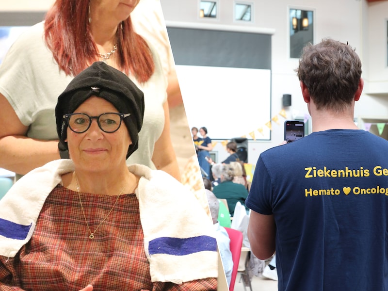 Patiënten en hun familie of begeleiders werden tijdens Dag Tegen Kanker in de watten gelegd.