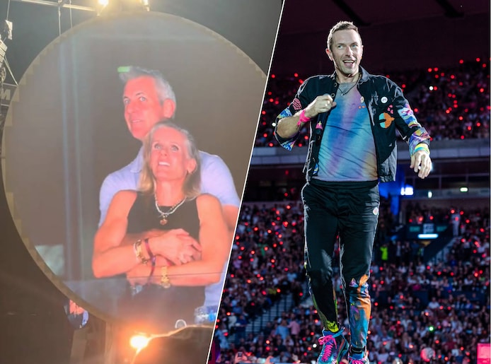Bedrijf start intern onderzoek na kisscam-ontmaskering topman en hr-chef bij concert Coldplay | Buitenland | hln.be