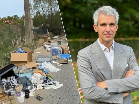 Jonathan Holslag (rechts) kan niet zo streng optreden tegen sluikstorters als dat hij zelf zou willen.