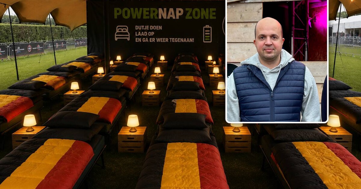 Voetbalsupporters kunnen maandagavond een ‘powernap’ doen in Brasschaat ...