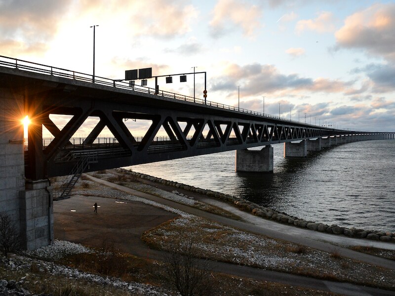 De brug tussen Denemarken en Zweden