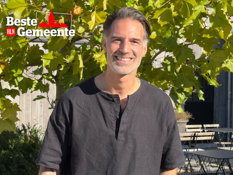 Radiopresentator Sean Dhondt deed de Gemeentetest in Berlare.