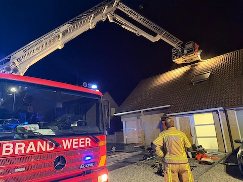 De brandweer rukte uit naar de Jean-Pierre Monseréstraat in Roeselare