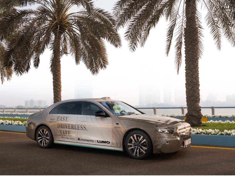 Binnenkort op de weg in Abu Dhabi: luxerobotaxi’s van Mercedes