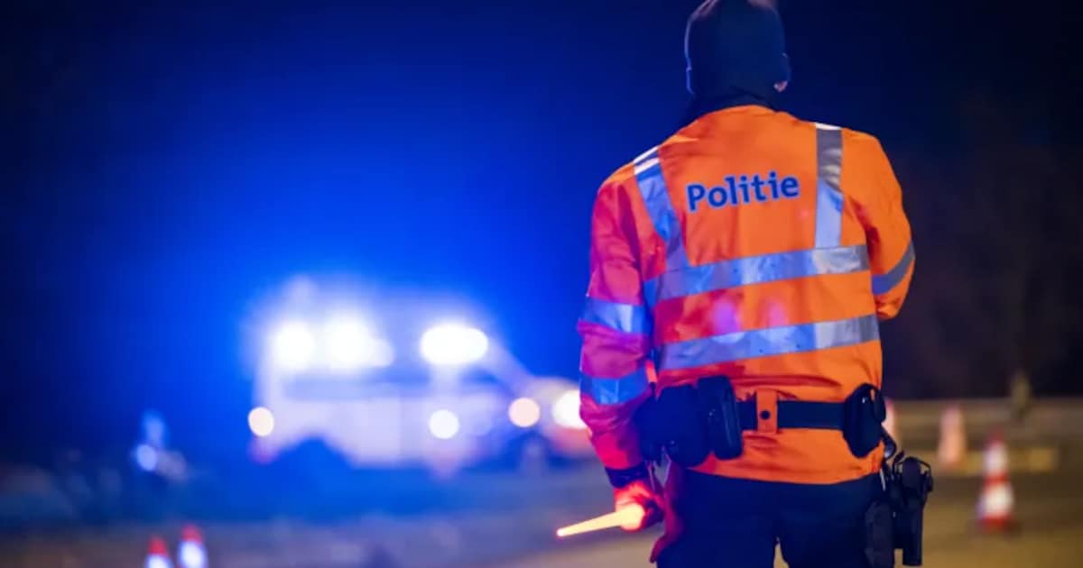 Wagen belandt op dak in weide: inzittenden blijven ongedeerd