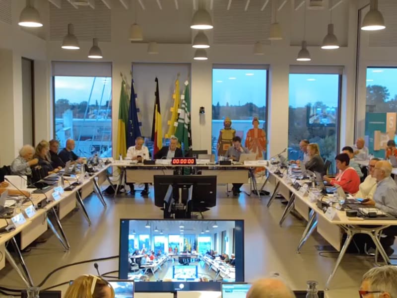 Gemeenteraad Wetteren. 