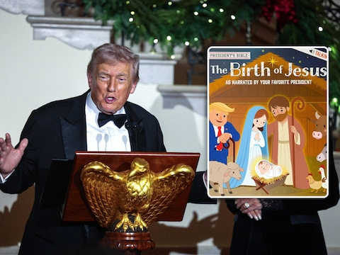 Trump krijgt hoofdrol in bizar nieuw kinderboek over kerstverhaal in de VS  | Buitenland | HLN.be