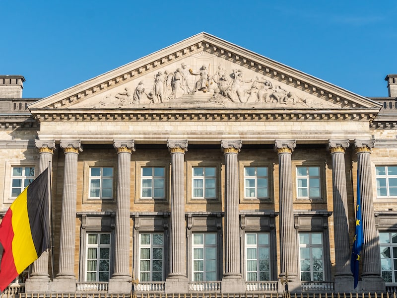 Belgian Federal Parliament in Brussels, Belgium