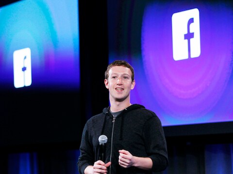 Directeur van Facebook Mark Zuckerberg