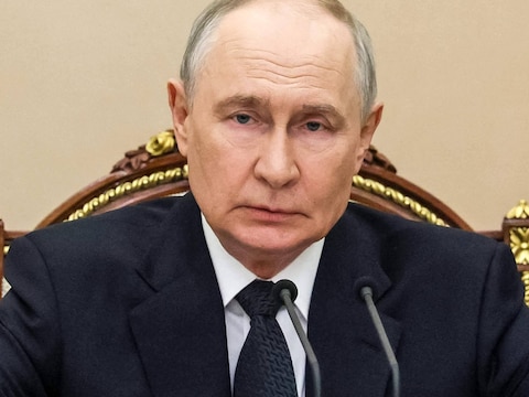 De Russische president Vladimir Poetin. 