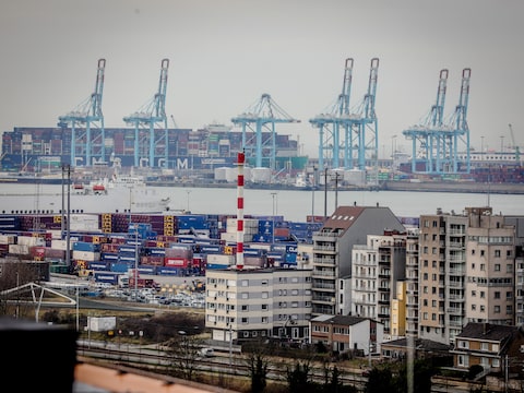 De haven van Zeebrugge.