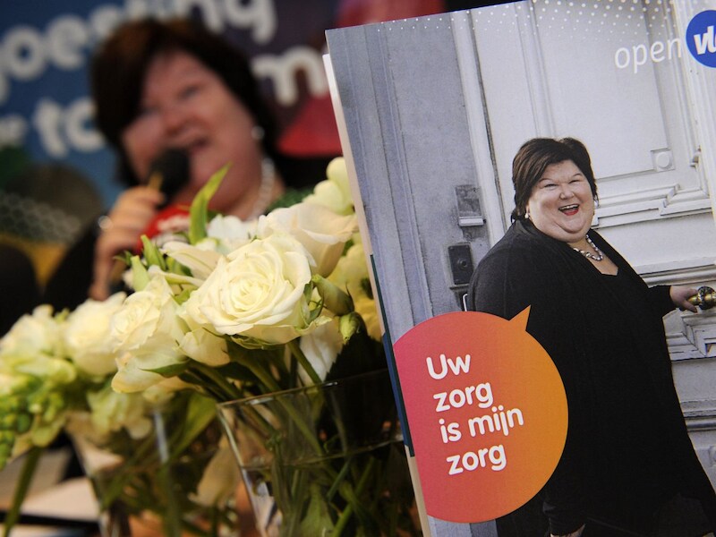 De Block op de voorstelling van 'haar' zorgplan.