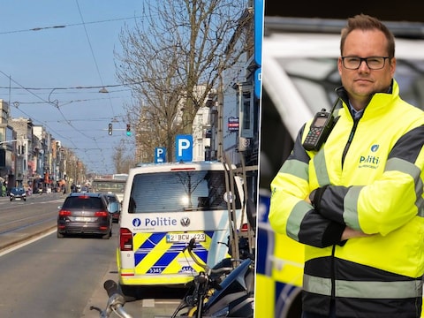 Illustratiebeeld (l.) De politie stelde tijdens een controleactie bij verschillende handelszaken op de Bredabaan meerdere overtredingen vast, waaronder illegale tewerkstelling, ontbrekende arbeidsovereenkomsten en inbreuken op de regelgeving. / Foto (r.) Wouter Bruyns, woordvoerder politie Antwerpen