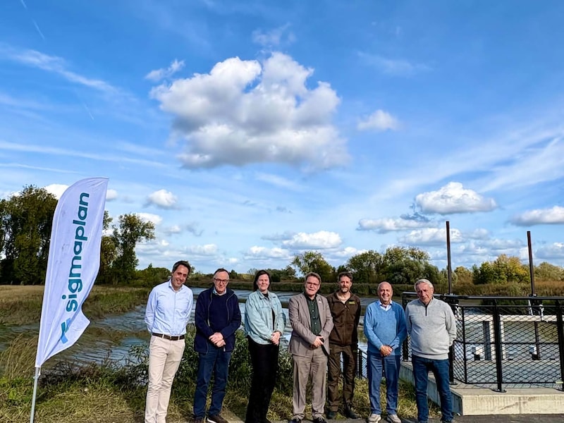 Het overstromingsgebied in De Bunt is officieel geopend. 