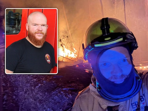 Enzo Aelgoet, brandweervrijwilliger in Kortemark, in Portugal voor de bestrijding van de bosbranden daar, Inzet: Enzo Aelgoet, brandweervrijwilliger bij korps Kortemark