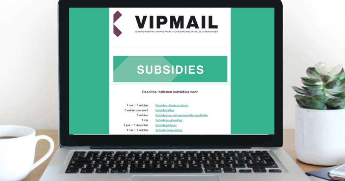 VIP-mail informeert Kastelse verenigingen | Regio | HLN.be