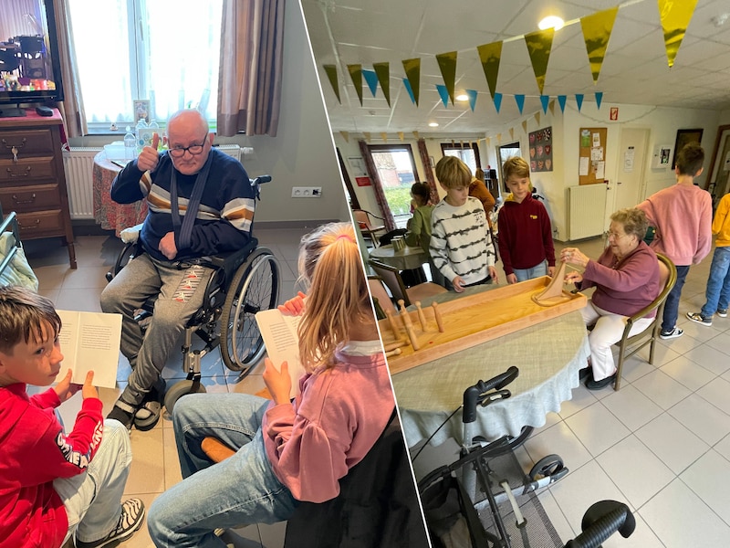 Leerlingen van Sint-Gerolf en bewoners van Balade smeden unieke vriendschapsband
