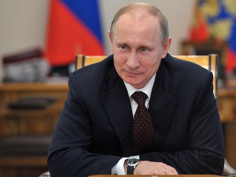 De Russische president Vladimir Poetin