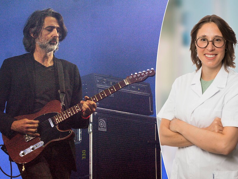 Neuroloog Elisabeth Hendrickx (rechts): “Bij jonge mensen, zoals Mauro Pawlowski, wordt de diagnose alzheimer vaak pas later gesteld.”