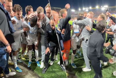 KIJK. Club-spelers volgen nagelbijtend slot van Gent-Union, waarna immense ontlading volgt