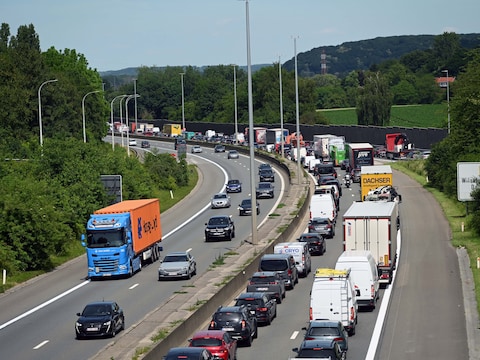 Illustratiebeeld: file op de E314