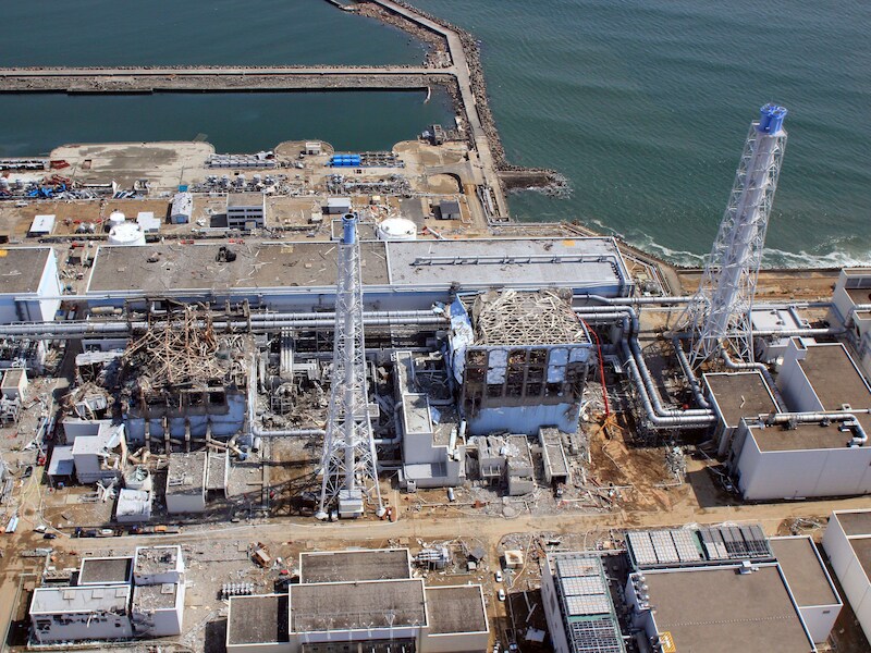 De kerncentrale van Fukushima werd zwaar getroffen door de natuurramp van 11 maart 2011.